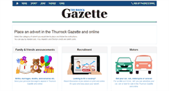 Desktop Screenshot of adbooker.thurrockgazette.co.uk